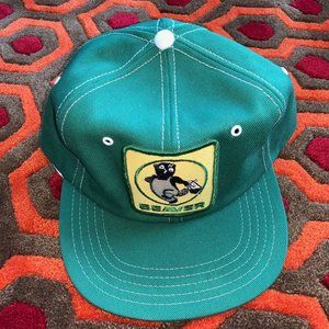 Vintage Beaver Lumber Baseball Cap Hat trucker Victory Caps Made in Canada